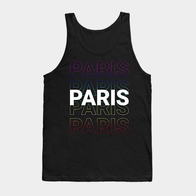 Paris - Kinetic Style Tank Top by car lovers in usa